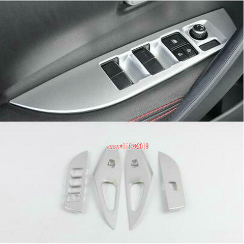 ABS Door Window Lift Button Switch Cover Trim For LHD Toyota Corolla 2019 2020