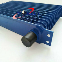 Universal 13 Row An-10an Universal Engine Transmission Oil Cooler BLUE