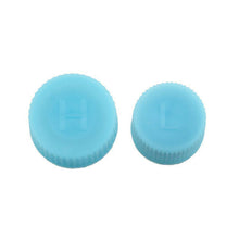 Pair High/Low Pressure AC System Valve Cap Air Conditioning Service Tool Blue