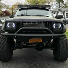 7x6 5X7 120W LED Headlight Halo DRL For 86-95 Jeep Wrangler YJ Cherokee XJ Chevy