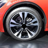 4x Car Black Carbon Fiber Wheel Eyebrow Arch Trim Fender Flares Protector Strip