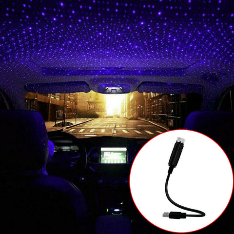Car Accessories Interior Atmosphere Star Sky Lamp Ambient Star Night Lights USB