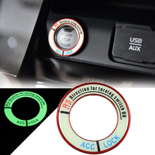Nightglow Car Interior Ignition Engine Start Stop Push Button Decal Sticker 31mm