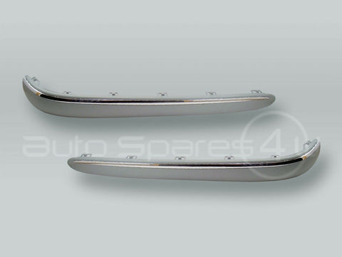 Rear Bumper Molding & Chrome Trim PAIR fits 2003-2006 MB E-class W211