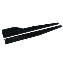 33.8'' Glossy Black PP Car Side Skirts Body Spoiler Wing Winglet Splitter USA 2x