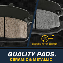 Front & Rear Brake Rotors & Pads For 1994 - 2004 Ford Mustang