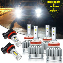 For Toyota Tacoma 2016-2020 LED Headlight High Low Fog Light Bulbs Combo Kit 6x