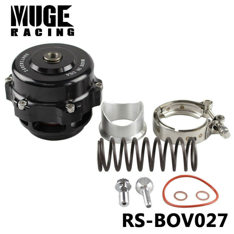 35PSI Tial 50mm V-Band Blow Off Valve Dump Valve BOV Flange SPRING+FLANGE Black