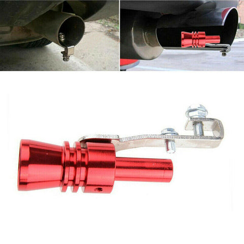 1x Blow Off Valve Noise Turbo Sound Whistle Simulator Muffler Tip Car Accessorie