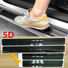 Car Door Sticker Carbon Fiber Threshold Protector Anti Scratch Auto Accessories