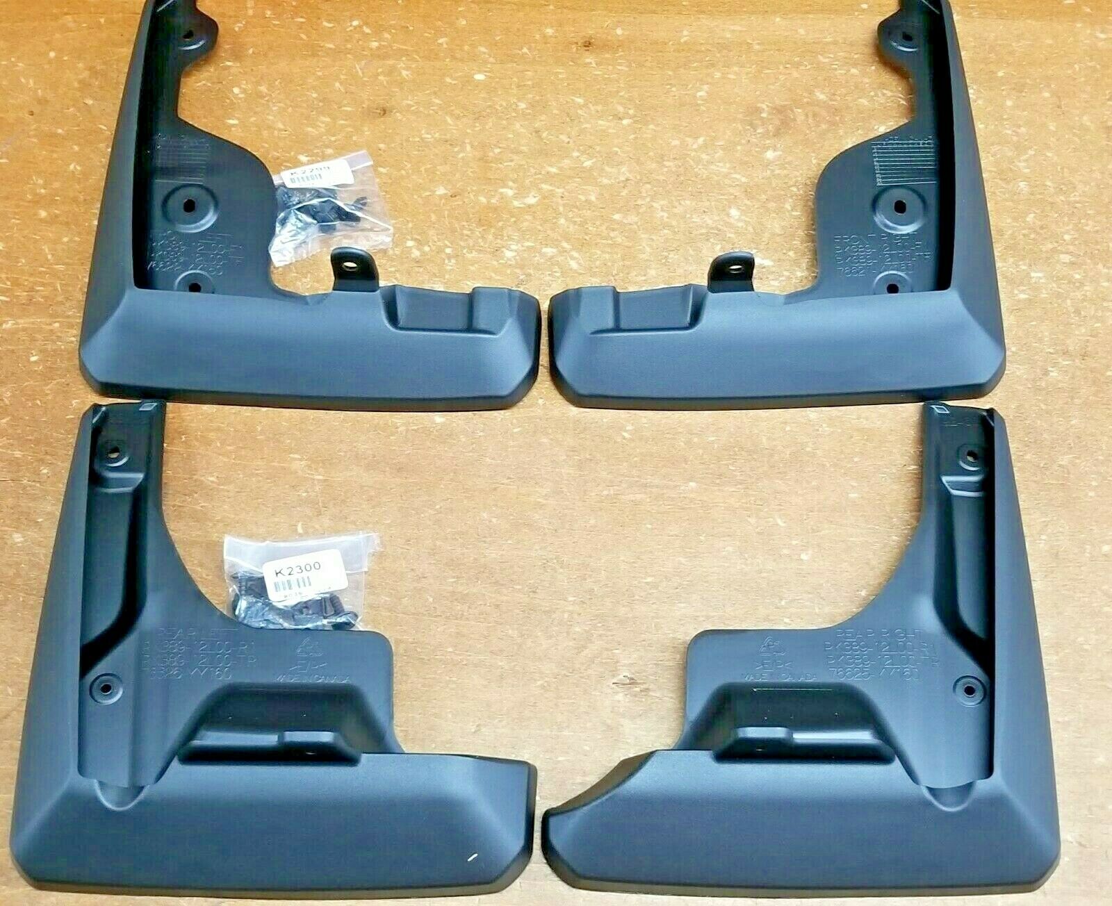 2020 Toyota Corolla Sedan Mud Guard Set (4) Genuine OEM PK389-12L00-TP