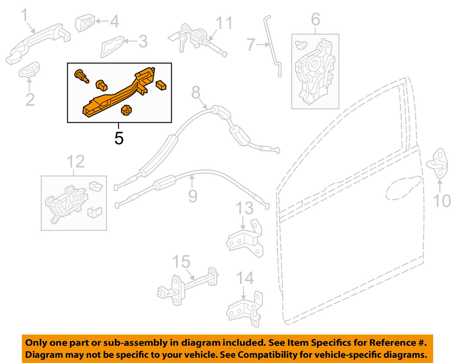 HONDA OEM 16-17 Civic Front Door-Handle Base Left 72182TBAA71