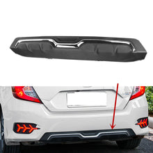 Carbon Fiber Style Rear Bumper Diffuser Lip Spoiler Fit For Honda Civic 16-2021