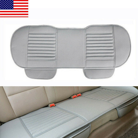 Car PU Leather Rear Back Seat Cover Universal Breathable Mat Chair Cushion -US