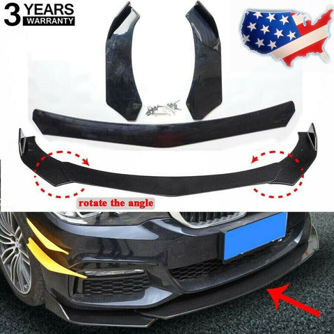 Universal Front Bumper Lip Protector Spoiler For Hyundai BMW Audi Benz Ford