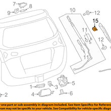 TOYOTA OEM Liftgate Tailgate-Sensor Screw 90159A0038