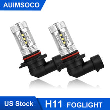 H11 LED Bulbs Fog Light High Power DRL White 160W For 2007-2013 GMC Sierra 1500