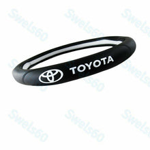 Black New Faux Leather For TOYOTA 15" Diameter Car Auto Steering Wheel Cover