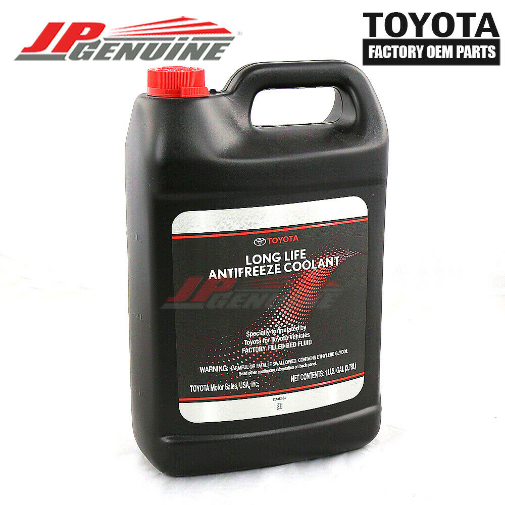 GENUINE TOYOTA OEM LONG LIFE ANTIFREEZE COOLANT RED FLUID GALLON 00272-1LLAC-01