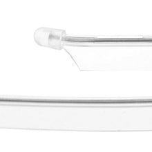 6.6ft White Cold LED Car Indoor Door Atmosphere Wire Moulding Strip Light Lamp