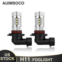 2x H11 LED DRL Bulbs Fog Light High Power 160W White For 2007-2018 Toyota Camry