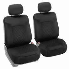 Front Bucket Seat Covers Neosupreme Auto Car SUV Black w/ Free Gift