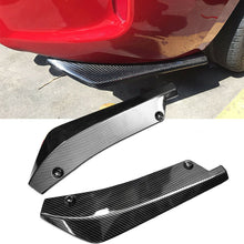 Polished Rear Bumper Lip Diffuser Splitter Canard Protector Cover Car Accessory