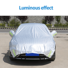 Universal Car Half Body Sun Shade Waterproof Cover Sunscreen UV Dust Cover SUV
