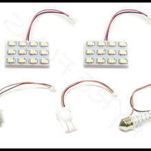 2x 5000k White Map Dome Trunk Interior Light 12 LED panels for Nissan Infiniti