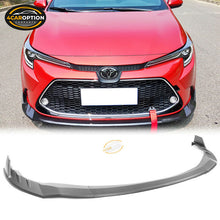 Fits 20-21 Toyota Corolla LE Front Bumper Lip Air Diffuser Matte Black