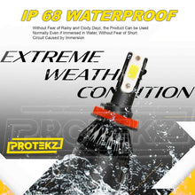 Protekz LED Fog Light Kit 2 Bulbs CREE H8 White for 2017 - 2019 Nissan Rogue