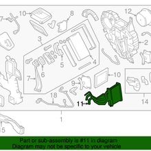 Genuine Nissan Heater Core 27325-1JA1A