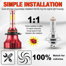 FOR 94-98 Chevy C/K Pickup Silverado Suburban Tahoe Led HEADLIGHT BULBS KIT USA