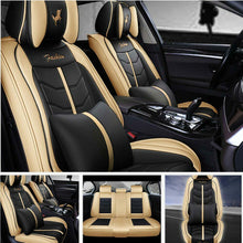 Luxury 6D 5-Seat Cover Auto Interior Decor Front Rear Protector Cushion Headrest