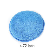 12cm Car Polish Foam Sponge Applicator Cleaning Microfiber Waxing Pads Detailing