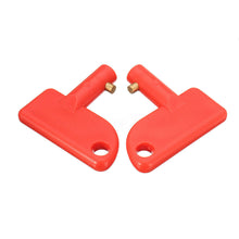 2x Red Disconnect Battery Isolator Cut Off Kill Switch Key For Car Marine Truck