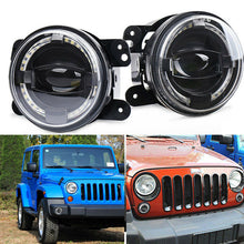2x 4" inch 30W Round LED Fog Light Driving Lamp DRL for Jeep Wrangler 2007-2017