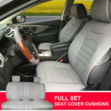 Full Sets Leather like Car Seat Cushion Cover Protectos for Car Sedan SUV#3829