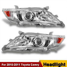 Headlights Assembly for 2010-2011 Toyota Camry Projector Headlamps Left+Right