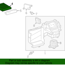 Genuine Toyota Cabin Air Filter 87139-50100