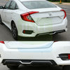 Fit For Honda Civic 2020 Sedan MK10 Rear Bumper Diffuser Lip Spoiler Fin Cover