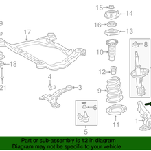 Genuine Toyota Knuckle Bolt 90105-17013