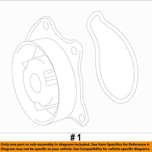 TOYOTA OEM-Engine Water Pump 1610009620