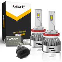 LASFIT H11 H16 LED Fog Light Kit Bulb Switchback 60W 3000K 6000K Dual-Color 2x