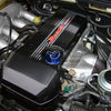 Blue Middle Finger Novelty Engine Oil Filter Tank Cap Cover Aluminum For Toyota