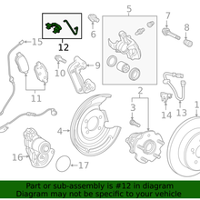 Genuine Toyota Brake Pads Hardware Kit 04948-12070