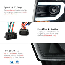 2009-2014 Ford F150 "CYCLOP OPTIC" LED Tube Matte Black Headlights <Raptor SVT>