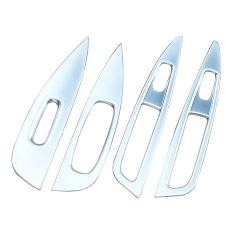 4X Door Armrest Window Lift Switch Cover Trim For Nissan Rogue Sport Qashqai J11