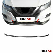 Dark Chrome Front Hood Spear Strip Styling Trim For Nissan Rogue Sport 2017-2020