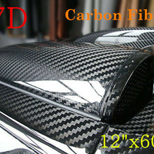 Car Stickers 7D Carbon Fiber Vinyl Wrap Sheet Roll Film Car Decals for Auto Car
